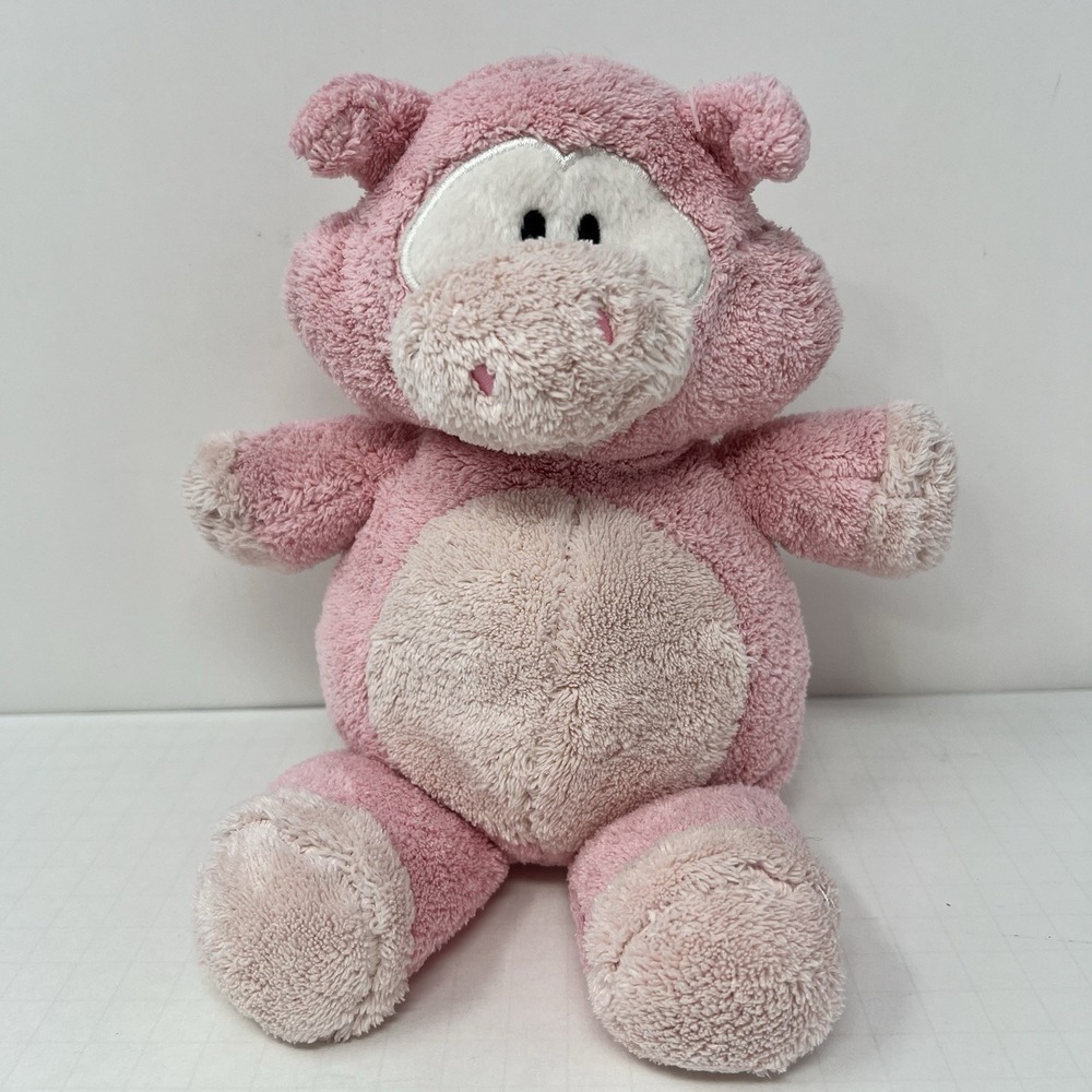 Rare Pink Pig Plush Stuffed Animal Floppy Toy Soft Vintage Collectible 8" - Picture 10 of 14